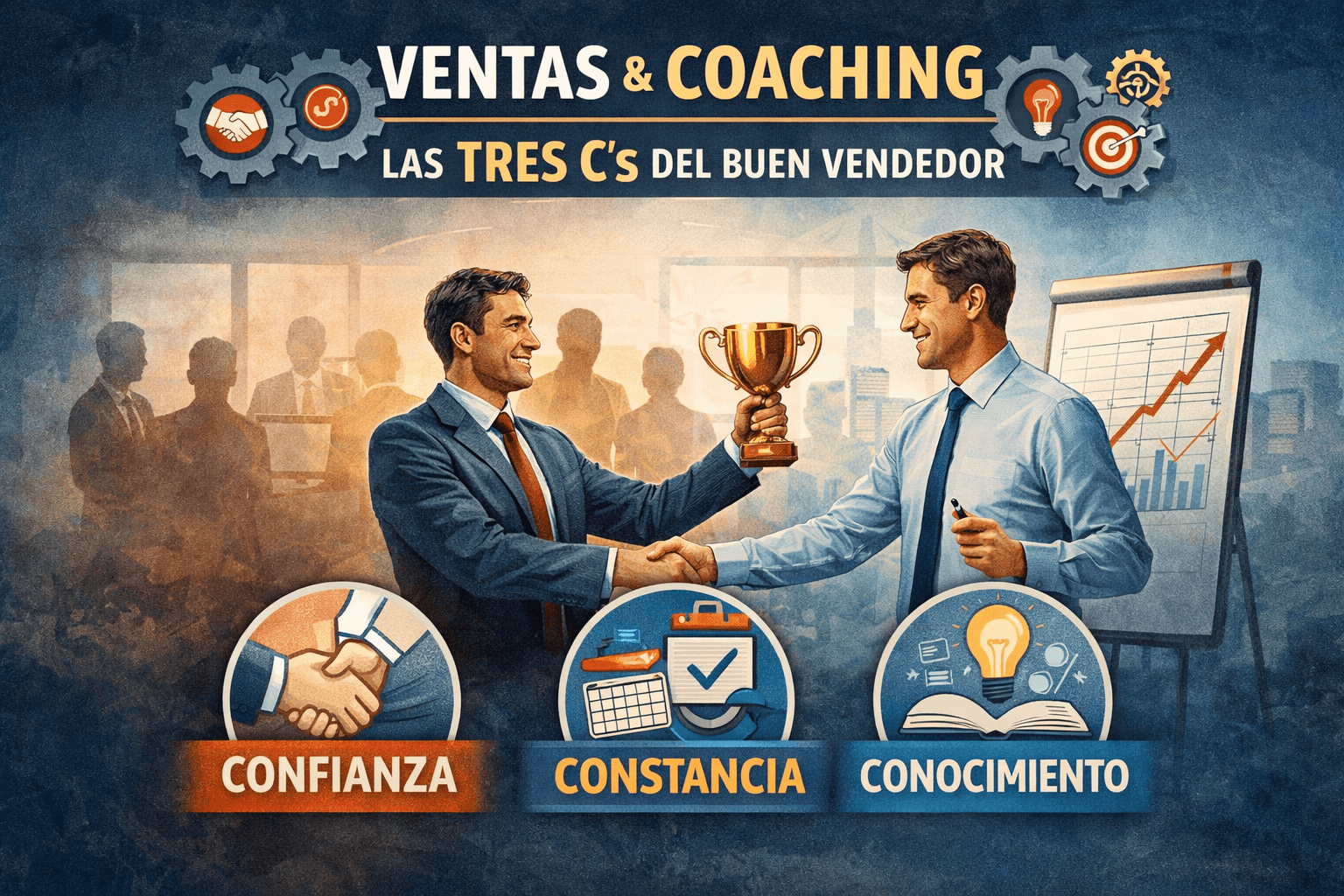 Las Ventas y el Coaching: Las tres C's del buen vendedor